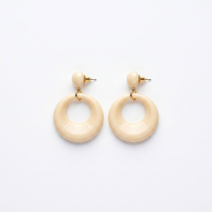 Cream statement hoop